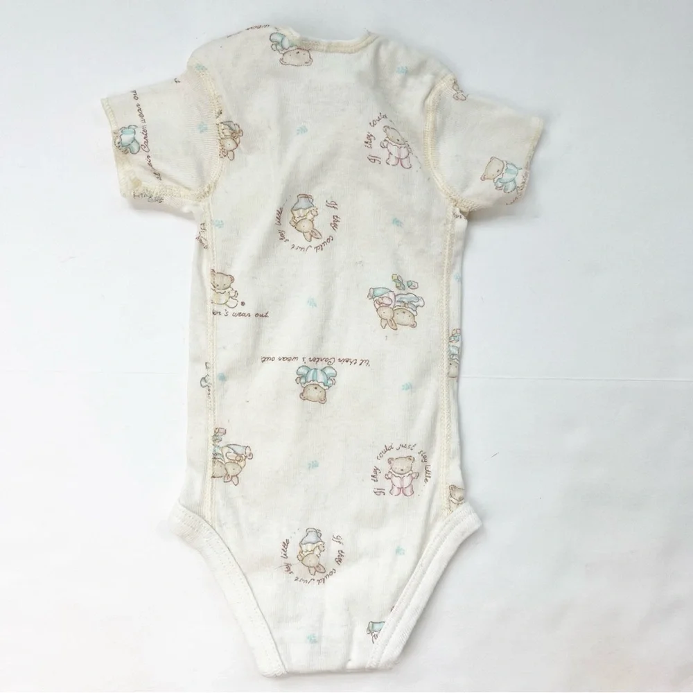 Vintage Carters Classics One Piece Bodysuit 0-3 Months